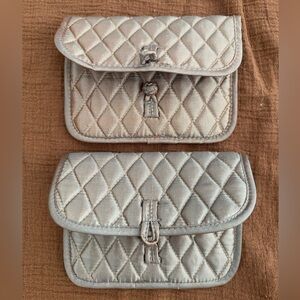 Brighton Quilted Gray Women's Jewelry Travel Bag Set